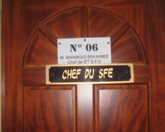 Bureau du chef S.F.E